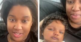 Abigail Morrison with baby