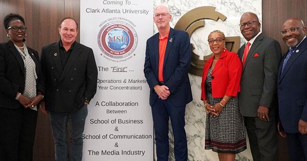 Media executives at Clark Atlanta University