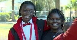 Darrel Bryant with his mom