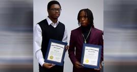 Abram Lewis and Khaya Njumbe