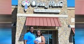 Alicia and Abdul Yahaya, founder of Open Minds Development