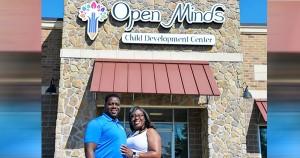 Alicia and Abdul Yahaya, founder of Open Minds Development