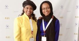 Dr. Audrey Muhammad and her daughter, Hasana