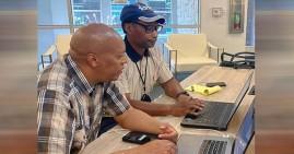 John Miller and Darcell Walker, founders of Huemind app