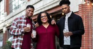 Sanya Simmons and her sons