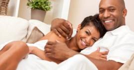 Black couple using ED products