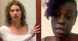 White Karen and Black woman at Buffalo law firm office