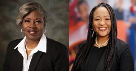 Jamie Polk and Ebony Johnson