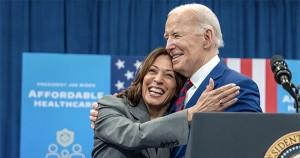 Kamala Harris and Joe Biden