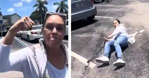 Karen from Florida punched