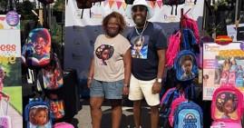 Kelie Charles and her husband