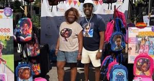 Kelie Charles and her husband