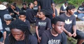 Black male students at SAVE Institute