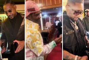 Carmelo Anthony, Jim Jones, and Maino