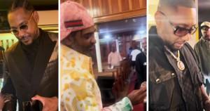 Carmelo Anthony, Jim Jones and Maino