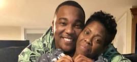 Andre Williams and his mom, Tracy