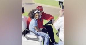 Trump with Black girl