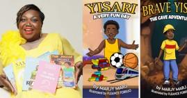 Marjy Marj with new Yisari children's book series