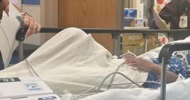 Black boy in hospital