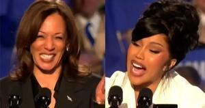 Kamala Harris and Cardi B