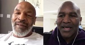 Mike Tyson and Evander Holyfield