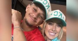 Patrick Mahomes and his wife, Brittany