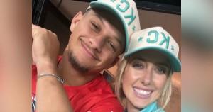 Patrick Mahomes and his wife, Brittany