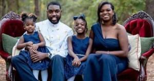 Raymond and Nekeeya Brewster with their daughters