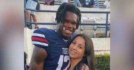 Travis Hunter and his fiancee, Leanna Lenee