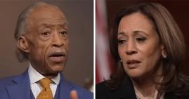Al Sharpton and Kamala Harris
