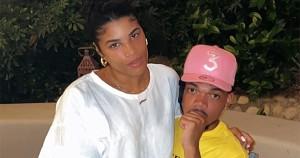 Chance The Rapper and his wife, Kirsten Coley