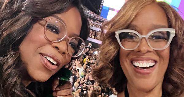 Oprah Winfrey and Gayle King