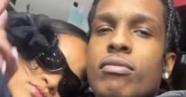 ASAP Rocky and Rihanna