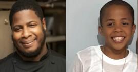 Stephen Dreuitt and his son