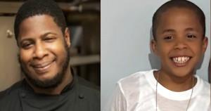 Stephen Dreuitt and his son