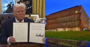 Donald Trump and the Smithsonian National Museum of African American History and Culture