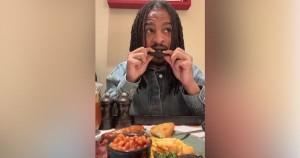 Tiktoker Keith Lee critiques British breakfast