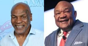 Mike Tyson and George Foreman