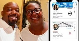 Stanley and Ashley, founders of the eConnectCards app