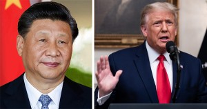 Xi Jinping and Donald Trump