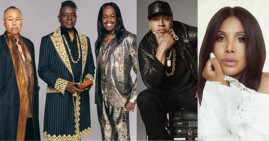 Earth Wind and Fire, LL Cool J, and Toni Braxton