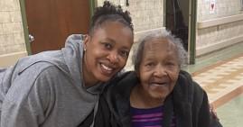 Dr. Grace LaJoy and her mom during their third visit