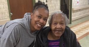 Dr. Grace LaJoy and her mom during their third visit