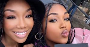 Brandy and her daughter, Syria, at her college graduation