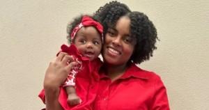 Alandria Seabron and her daughter Jirah