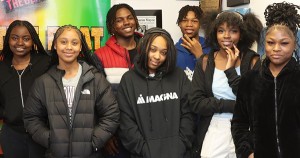 Black kids who won a trip to Africa