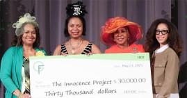 The Girl Friends Inc donation of $30K to the Innocence Project