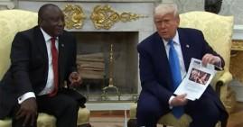 President Trump holding up the wrong photo of Congo, not South Africa