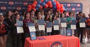 23 students from Whitney Young Magnet High School who achieved perfect ACT score