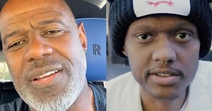 Brian McKnight and his son, Niko